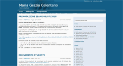 Desktop Screenshot of mariagraziacelentano.it
